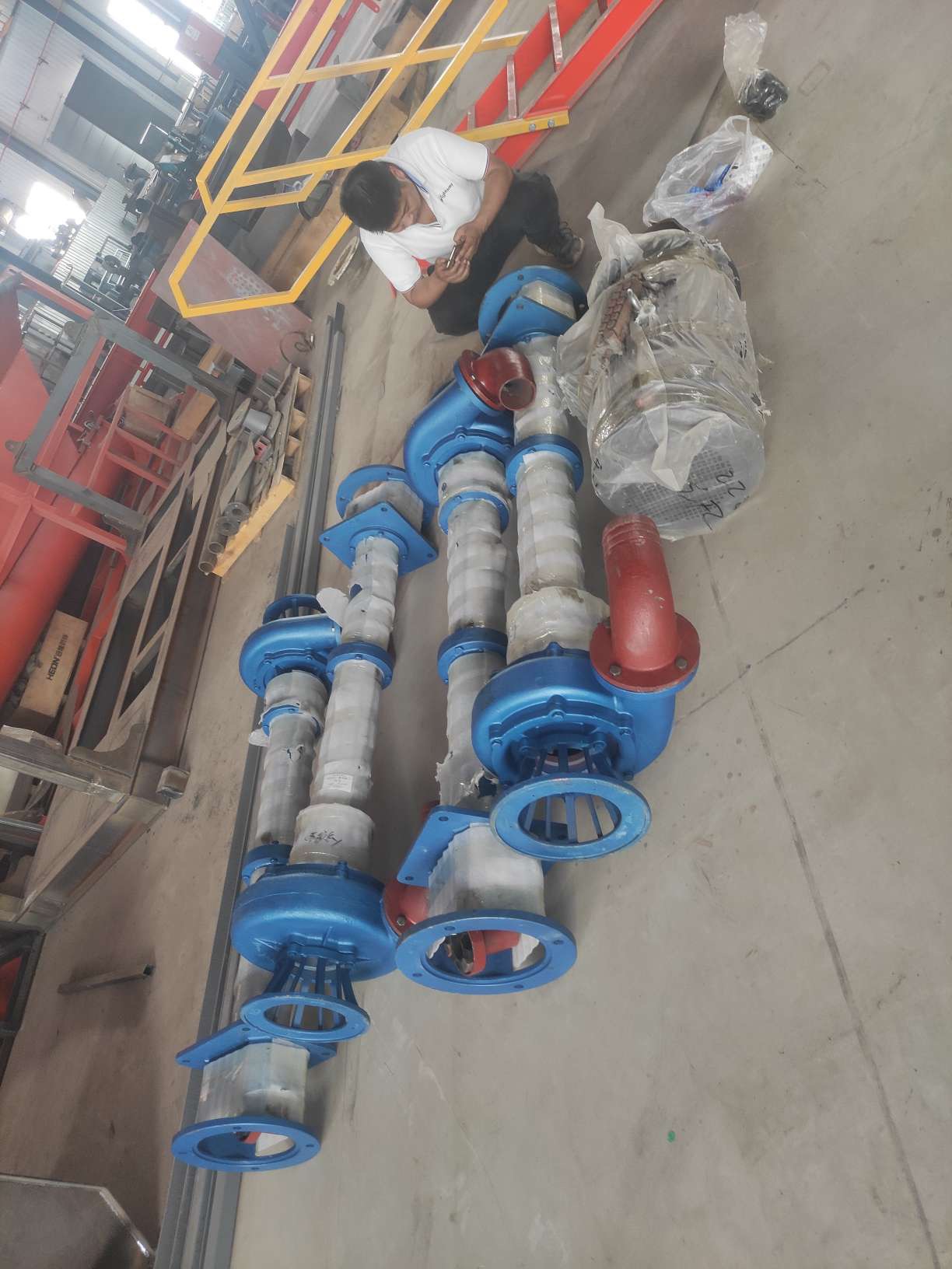 北京客戶訂購的潛水泵已發貨，望查收